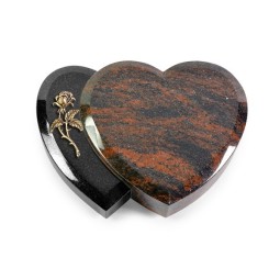 Grabkissen Amoureux/Aruba-Black Rose 2 (Bronze)