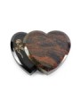 Grabkissen Amoureux/Aruba-Black Rose 2 (Bronze)