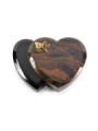 Grabkissen Amoureux/Aruba-Black Rose 3 (Bronze)