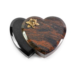Grabkissen Amoureux/Aruba-Black Rose 4 (Bronze)