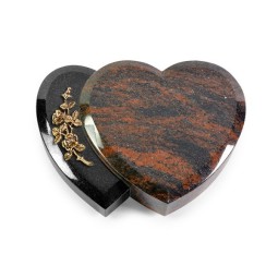 Grabkissen Amoureux/Aruba-Black Rose 5 (Bronze)