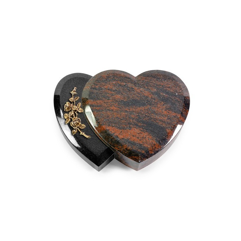 Grabkissen Amoureux/Aruba-Black Rose 5 (Bronze)