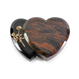 Grabkissen Amoureux/Aruba-Black Rose 10 (Bronze)