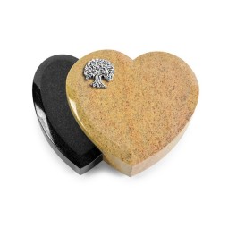 Grabkissen Amoureux/Kashmir-Black Baum 3 (Alu)