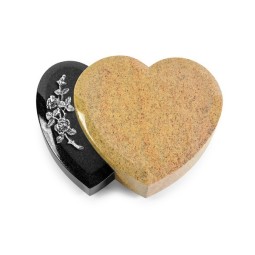 Grabkissen Amoureux/Kashmir-Black Rose 5 (Alu)