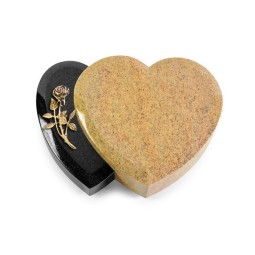 Grabkissen Amoureux/Kashmir-Black Rose 6 (Bronze)