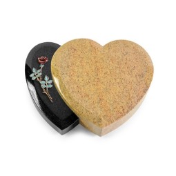 Grabkissen Amoureux/Kashmir-Black Rose 4 (Color)