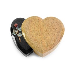 Grabkissen Amoureux/Kashmir-Black Rose 7 (Color)