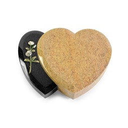 Grabkissen Amoureux/Kashmir-Black Rose 8 (Color)