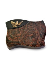 Grabkissen Firenze/Aruba-Black Taube (Bronze)