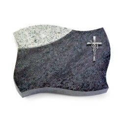 Grabkissen Firenze/Orion-Viskont Kreuz/Ähren (Alu)