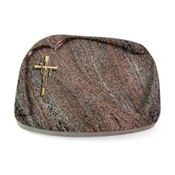 Grabbuch Papyros/Paradiso Kreuz/Ähren (Bronze)