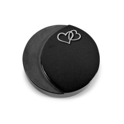 Grabkissen Lua/Indisch Black Herzen (Alu)