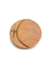 Grabkissen Lua/Kashmir Kreuz/Ähren (Bronze)