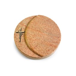 Grabkissen Lua/Kashmir Kreuz/Ähren (Bronze)