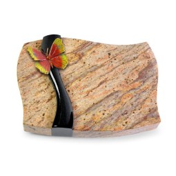 Grabkissen Samba/Kashmir-Black Papillon 2 (Color)