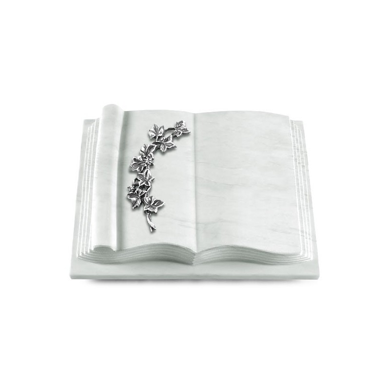 Grabbuch Antique/Omega Marmor Efeu (Alu)