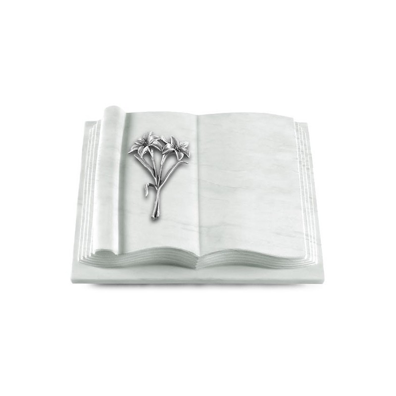 Grabbuch Antique/Omega Marmor Lilie (Alu)