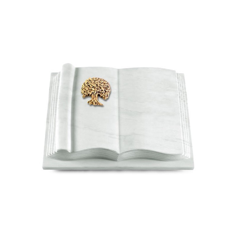 Grabbuch Antique/Omega Marmor Baum 3 (Bronze)