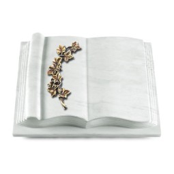 Grabbuch Antique/Omega Marmor Efeu (Bronze)