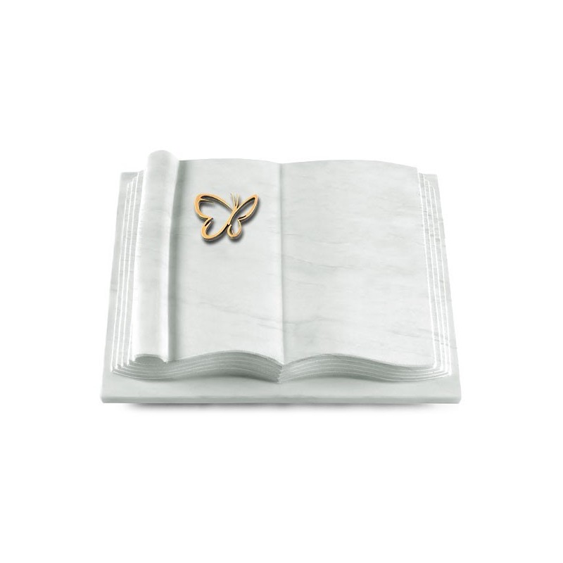 Grabbuch Antique/Omega Marmor Papillon (Bronze)