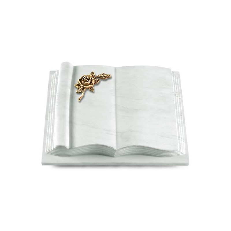 Grabbuch Antique/Omega Marmor Rose 1 (Bronze)
