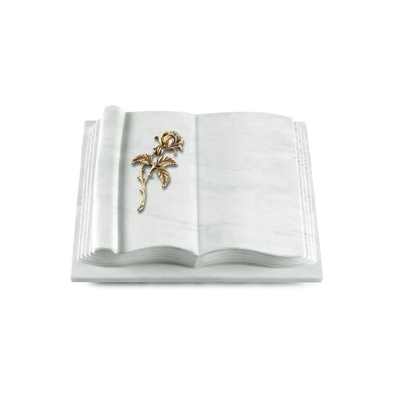 Grabbuch Antique/Omega Marmor Rose 2 (Bronze)