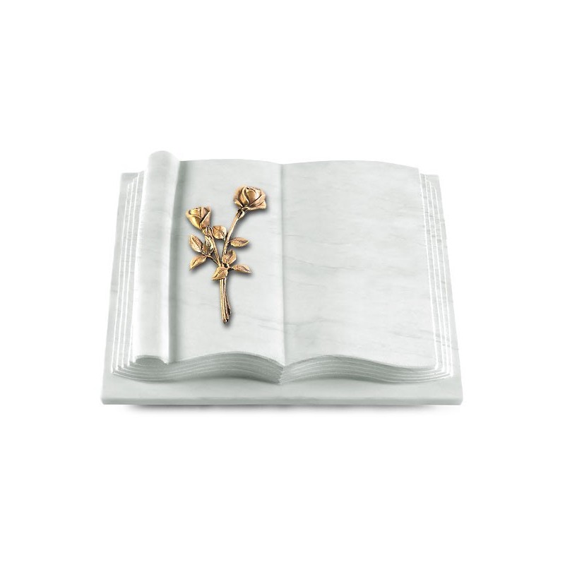 Grabbuch Antique/Omega Marmor Rose 10 (Bronze)