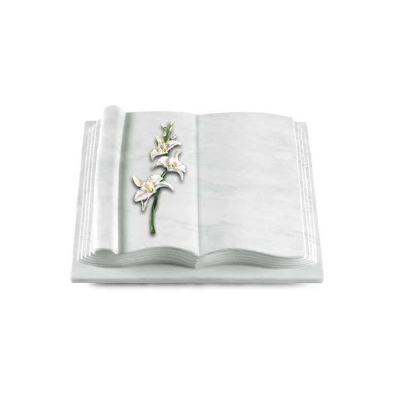 Grabbuch Antique/Omega Marmor Orchidee (Color)