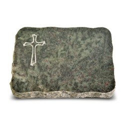 Grabplatte Tropical Green Pure Kreuz 1