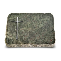 Grabplatte Tropical Green Pure Kreuz 2 (Alu)