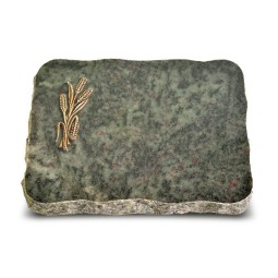 Grabplatte Tropical Green Pure Ähren 1 (Bronze)