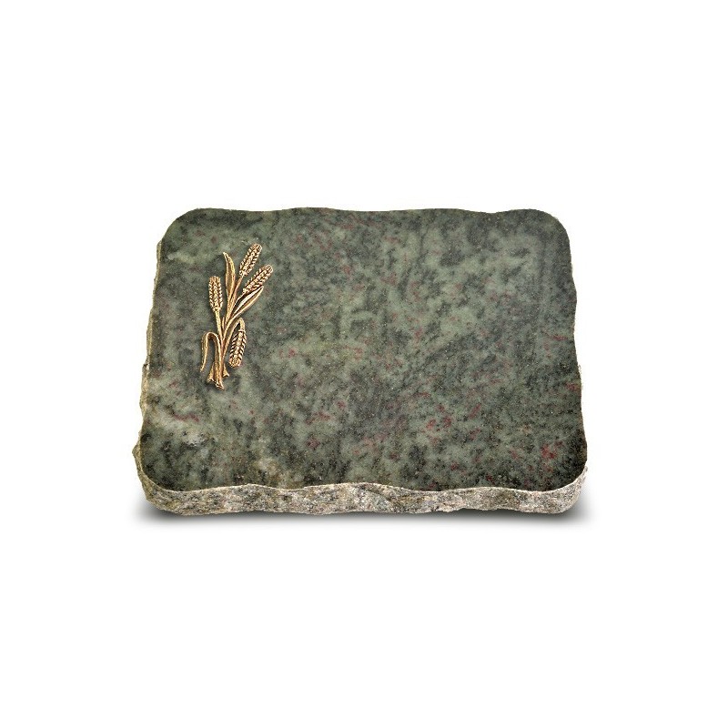 Grabplatte Tropical Green Pure Ähren 1 (Bronze)