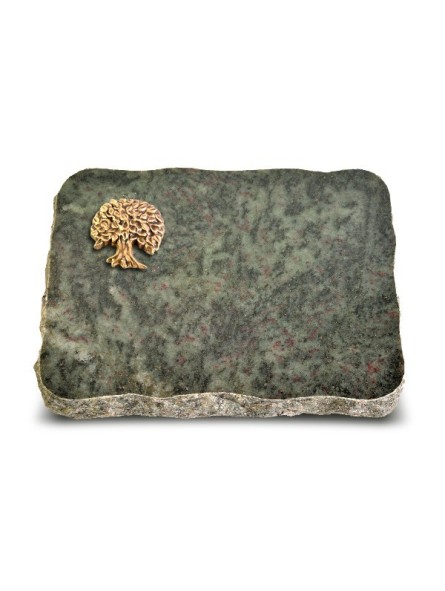 Grabplatte Tropical Green Pure Baum 3 (Bronze)