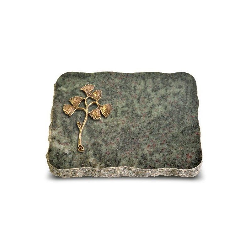 Grabplatte Tropical Green Pure Gingozweig 1 (Bronze)