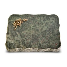 Grabplatte Tropical Green Pure Rose 1 (Bronze)