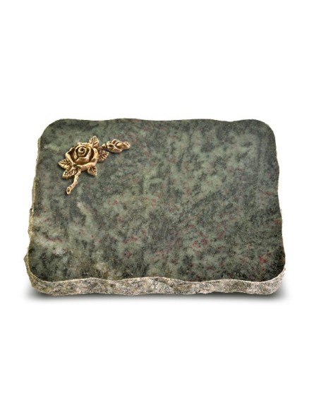 Grabplatte Tropical Green Pure Rose 1 (Bronze)