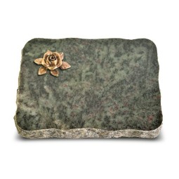 Grabplatte Tropical Green Pure Rose 4 (Bronze)
