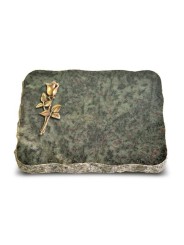 Grabplatte Tropical Green Pure Rose 8 (Bronze)