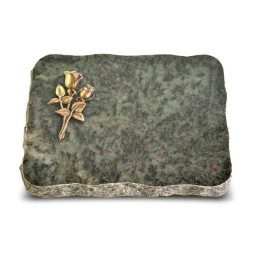 Grabplatte Tropical Green Pure Rose 11 (Bronze)
