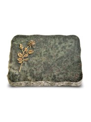Grabplatte Tropical Green Pure Rose 13 (Bronze)