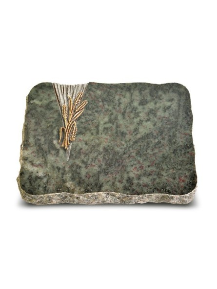 Grabplatte Tropical Green Delta Ähren 1 (Bronze)