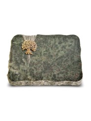 Grabplatte Tropical Green Delta Baum 3 (Bronze)