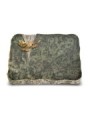 Grabplatte Tropical Green Delta Taube (Bronze)