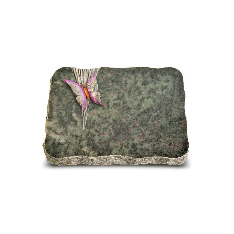 Grabplatte Tropical Green Delta Papillon 1 (Color)