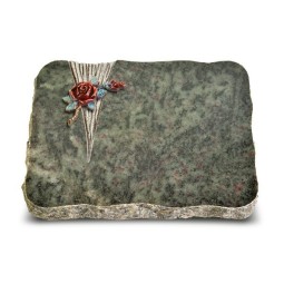 Grabplatte Tropical Green Delta Rose 1 (Color)