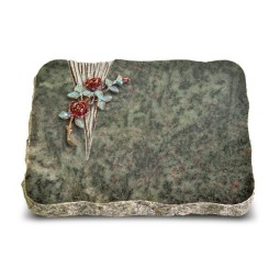 Grabplatte Tropical Green Delta Rose 3 (Color)