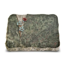 Grabplatte Tropical Green Delta Rose 4 (Color)