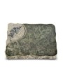 Grabplatte Tropical Green Folio Rose 5 (Alu)