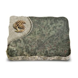 Grabplatte Tropical Green Folio Baum 1 (Bronze)